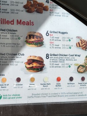 Menu photo 1 Chick-fil-A North Augusta, SC
