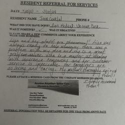 Anytime Anywhere Senior Care - Another Great Review from a fabulous couple we were able to provide care for!