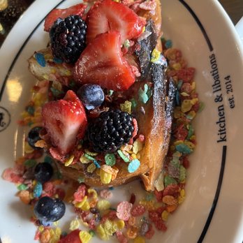 Bosscat Kitchen & Libations - Fruity Pebble French Toast - New American Near Me - Houston, Texas