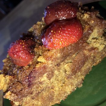 Beachcomber Cafe - Almond cake w/ strawberry compote - GAME CHANGER! It's amazing! - Cafes Near Me - Trinidad, California