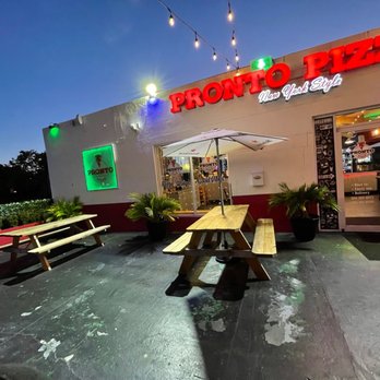 Pronto New York Style Pizza - Outside - Pizza Near Me - Dania Beach, Florida Pronto New York Style Pizza - Outside - Pizza Near Me - Dania Beach, Florida
