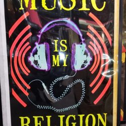 One of many black light posters we have available.