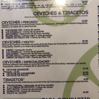 CVI.CHE 105 - Peruvian Near Me - Miami, Florida