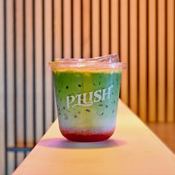 Plush Coffee & Soda - Strawberry matcha