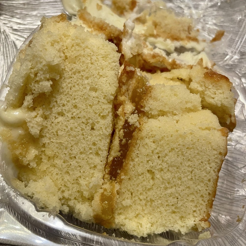 Slice of Cake - Lemon Frosted Slice of Cake - Lemon Frosted