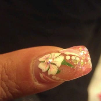 Nice Nails & Spa - This isn't even the flower I wanted!! And there's a hair in it! Ew! Removing them ASAP! - Nail Salons Near Me - Fresno, California Nice Nails & Spa - This isn't even the flower I wanted!! And there's a hair in it! Ew! Removing them ASAP! - Nail Salons Near Me - Fresno, California