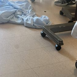 North Cape Center - Shoe dirty sheet and shit on the floor
