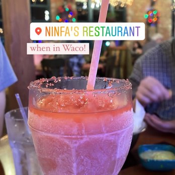 Ninfa's Mexican Restaurant - Frozen strawberry margarita - Mexican Near Me - Waco, Texas