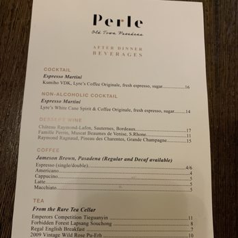 Perle Restaurant - New American Near Me - Pasadena, California Perle Restaurant - New American Near Me - Pasadena, California