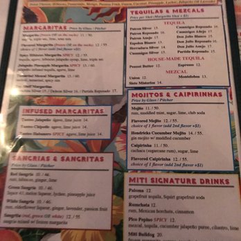 Miti Miti - Menu - Latin American Near Me - Brooklyn, New York