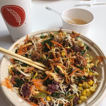 BIBIBOP Asian Grill - My daughter got the tofu chicken and purple rice for a nice change. - Salad Near Me - Cincinnati, Ohio BIBIBOP Asian Grill - My daughter got the tofu chicken and purple rice for a nice change. - Salad Near Me - Cincinnati, Ohio