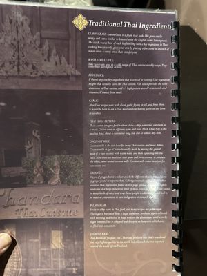 Menu photo 6 Chandara Thai Grass Valley, CA