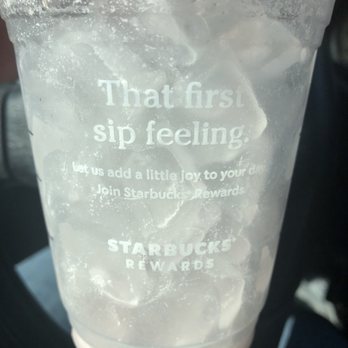 Starbucks - Almost all ice...barely any beverage product! It's like 'Can I order a cup of ice with a splash of passion iced tea?" :/ - Coffee & Tea Near Me - Waipahu, Hawaii Starbucks - Almost all ice...barely any beverage product! It's like 'Can I order a cup of ice with a splash of passion iced tea?" :/ - Coffee & Tea Near Me - Waipahu, Hawaii