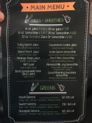 Menu photo 2 Green Leafs Juice Bar Sunnyside, NY