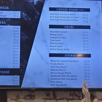 Boba St - Menu - Coffee & Tea Near Me - Baldwin Park, California