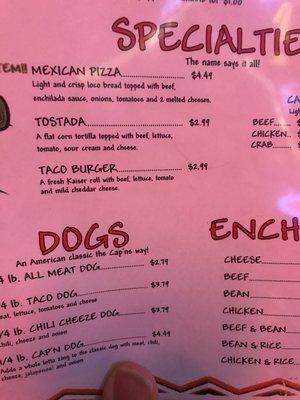 Menu photo 2 Cap'n Taco Restaurants Brookpark, OH Menu photo 2 Cap'n Taco Restaurants Brookpark, OH