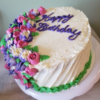 Duross Sweets - a birthday cake on a plate - Cupcakes Near Me