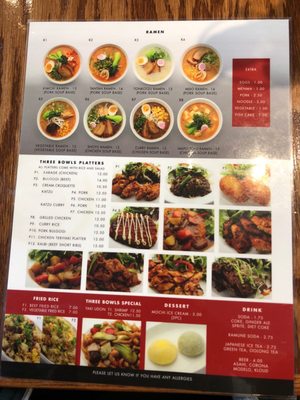 Menu photo 5 Three Bowls Ramen Woodside, NY Menu photo 5 Three Bowls Ramen Woodside, NY