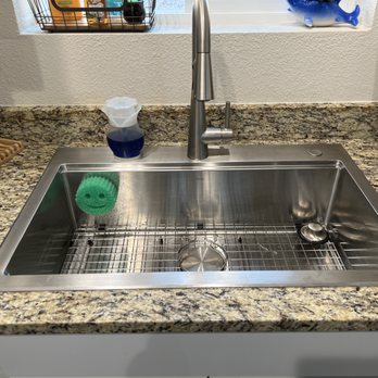 Skyline Stoneworks - Had an under mount double basin and replaced it with a top mount single basin. - Countertop Installation Near Me - Pueblo, Colorado