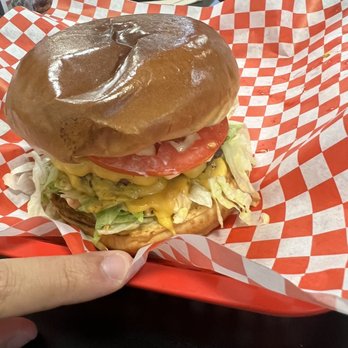 Falafel Corner - Double cheeseburger - Mediterranean Near Me - Antelope, California Falafel Corner - Double cheeseburger - Mediterranean Near Me - Antelope, California