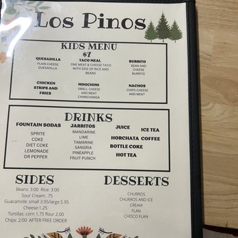 Taqueria Los Pinos - the menu - Mexican Near Me - Avery, California Taqueria Los Pinos - the menu - Mexican Near Me - Avery, California