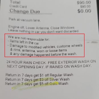 Corwood's Carwash - Anything left in your vehicle is up for grabs, with zero accountability for theft... - Car Wash Near Me - Dublin, California Corwood's Carwash - Anything left in your vehicle is up for grabs, with zero accountability for theft... - Car Wash Near Me - Dublin, California