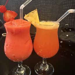 Strawberry Daiquiri and a Mocktail