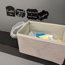 Bare Yoga and Athletics - Inspirational quote box! Love these little details!