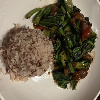 Mayuree Thai Tavern - Special pork cooked just for me with Chinese broccoli. - Thai Near Me - Baltimore, Maryland Mayuree Thai Tavern - Special pork cooked just for me with Chinese broccoli. - Thai Near Me - Baltimore, Maryland