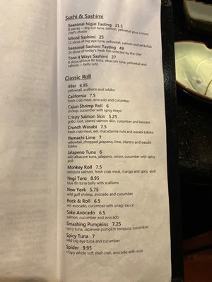 Menu photo 7 Hot Zushi San Francisco, CA