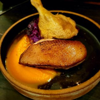 Maldon & Mignonette - CRESCENT DUCK with Red Cabbage & Pumpkin Puree - Breakfast & Brunch Near Me - Sea Cliff, New York Maldon & Mignonette - CRESCENT DUCK with Red Cabbage & Pumpkin Puree - Breakfast & Brunch Near Me - Sea Cliff, New York