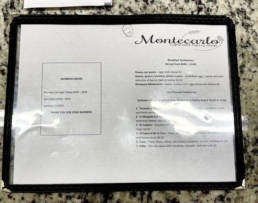 Menu photo 4 montecarlo Hartford, CT Menu photo 4 montecarlo Hartford, CT
