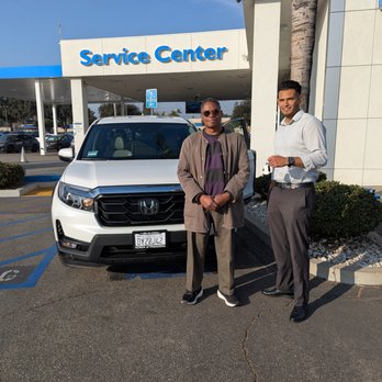 Honda of Pasadena - Me (left) and salesperson, Ivan. - Car Dealers Near Me - Pasadena, California Honda of Pasadena - Me (left) and salesperson, Ivan. - Car Dealers Near Me - Pasadena, California