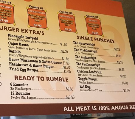 Menu photo 7 Knockout Burger Carlsbad, CA
