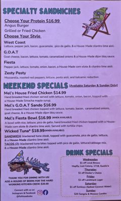 Menu photo 3 Fish Heads Bar and Grill Nags Head, NC