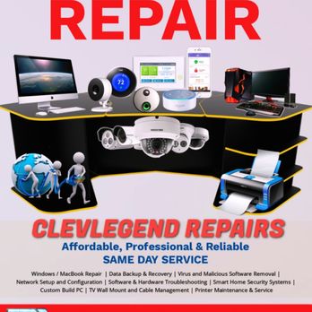 Clevlegend Repairs - Fast, Affordable, and Reliable Computer Repair Services. Only at Clevlegend Repairs. - Data Recovery Near Me - Parma Heights, Ohio Clevlegend Repairs - Fast, Affordable, and Reliable Computer Repair Services. Only at Clevlegend Repairs. - Data Recovery Near Me - Parma Heights, Ohio