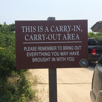 Sore Thumb - Take your trash with you - Beaches Near Me - Babylon, New York