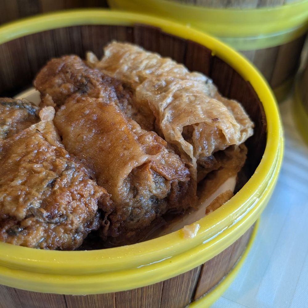 Ocean Bo - Tofu wrapped meat - Dim Sum Near Me - El Monte, California Ocean Bo - Tofu wrapped meat - Dim Sum Near Me - El Monte, California