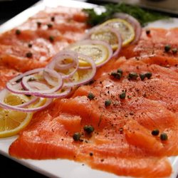 Treasures of the Sea Seafood Smokery - Sliced European style Cold smoked salmon