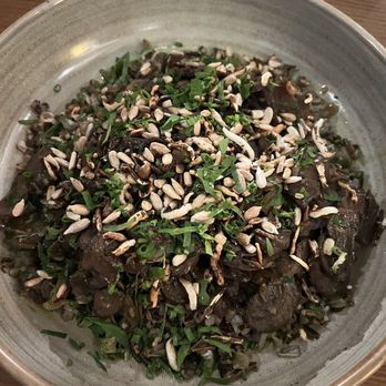 The Bison Restaurant - Mushroom stroganoff - Canadian (New) Near Me - Banff, Alberta