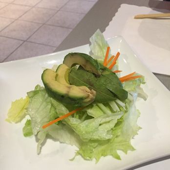 Orange Fish Sushi House - Huge avocado salad that is supposed to be a small one person portion for AYCE. - Seafood Near Me - Mississauga, Ontario Orange Fish Sushi House - Huge avocado salad that is supposed to be a small one person portion for AYCE. - Seafood Near Me - Mississauga, Ontario