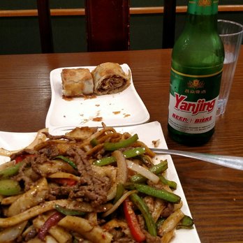 Peaceful Restaurant - Beef rolls, cumin stirfried noodles with beef and beer. - Chinese Near Me - Vancouver, British Columbia Peaceful Restaurant - Beef rolls, cumin stirfried noodles with beef and beer. - Chinese Near Me - Vancouver, British Columbia