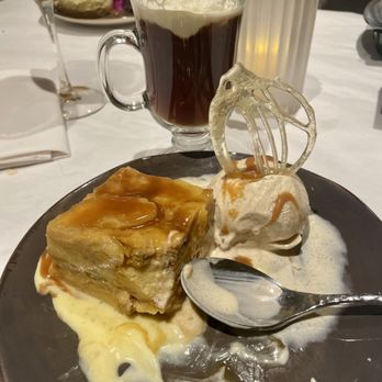 Cafe Thirty-A - Warm Rum Raisin / Apple Bread Pudding and Café Diablo - Seafood Near Me - Santa Rosa Beach, Florida Cafe Thirty-A - Warm Rum Raisin / Apple Bread Pudding and Café Diablo - Seafood Near Me - Santa Rosa Beach, Florida