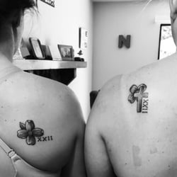 Valkyrie Tattoo - Dogwood flowers and 22 with my sister