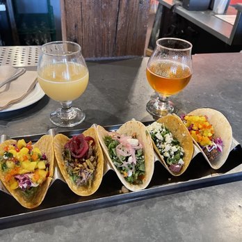 Session Taco - Mango Hop-Anero Shrimp. BBQ Duck. Chicken Guisado. Carne Asada. Hot Fried Chicken. - Cocktail Bars Near Me - Kansas City, Missouri Session Taco - Mango Hop-Anero Shrimp. BBQ Duck. Chicken Guisado. Carne Asada. Hot Fried Chicken. - Cocktail Bars Near Me - Kansas City, Missouri