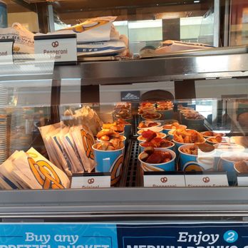Auntie Anne's - a display of food items - Pretzels Near Me - Arvin, California