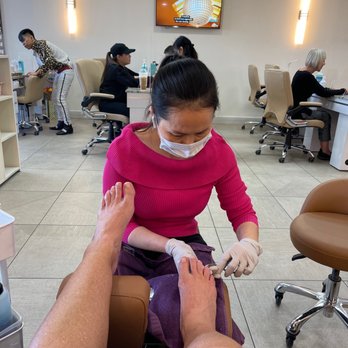 Allure Nails - One of the technicians. - Nail Salons Near Me - Scottsdale, Arizona Allure Nails - One of the technicians. - Nail Salons Near Me - Scottsdale, Arizona