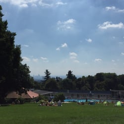 Waldschwimmbad Kronberg - Skyline Blick