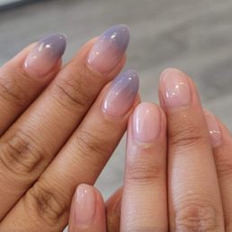 Ombré and natural manicure Ombré and natural manicure