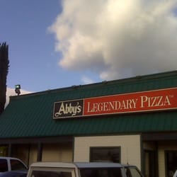 Abby's Legendary Pizza - the old logo still exists.